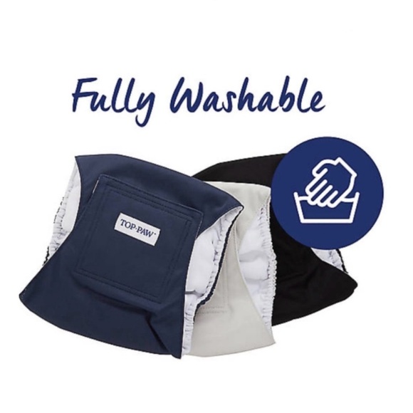 NWT 2 Top Paw Washable Male Wrap Cover-Ups Size Large - Picture 4 of 16